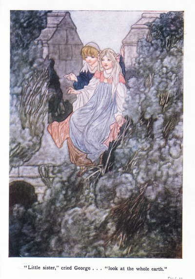 Kleine Schwester, rief George, schau dir die ganze Erde an von Charles Robinson